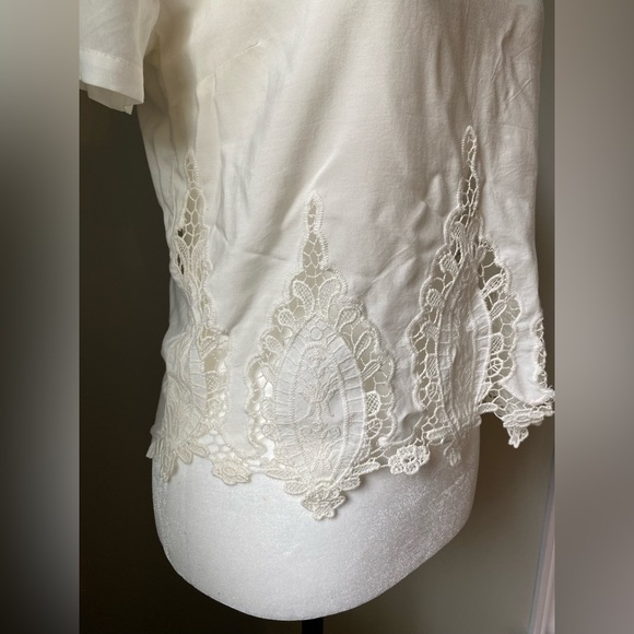 Garage Lace Detail Tee - Picture 2 of 6